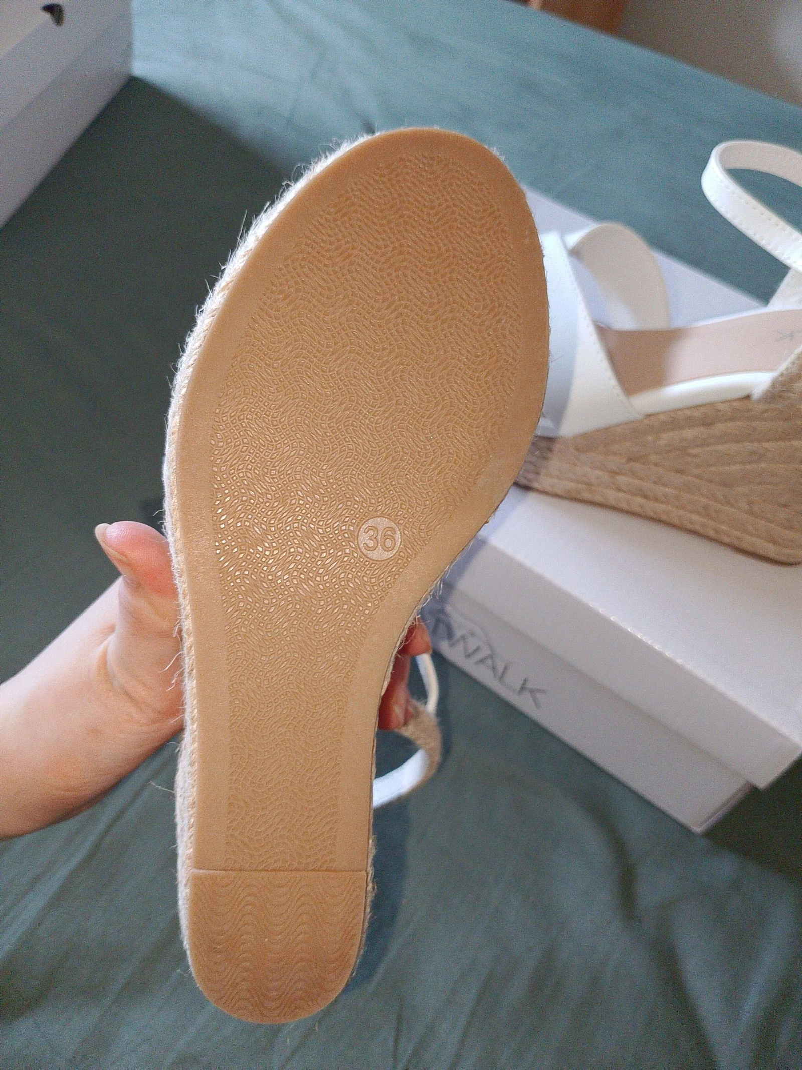 Witte sandalen met sleehak van Catwalk - Maat 36 - Nieuw – photo 6